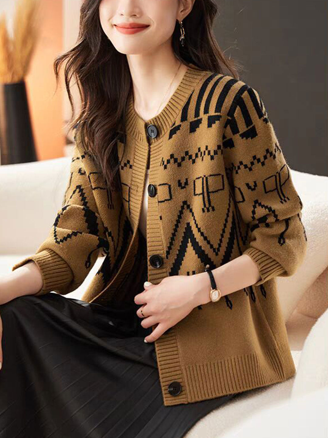 Vesta Finnie | Vesta Casual Ronde Hals Gebreid