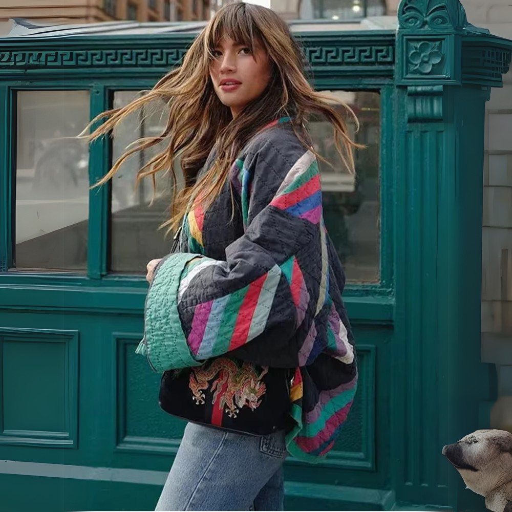 Chloé | Dámská kimono bunda Arc-en-Ciel Chic et Confortable