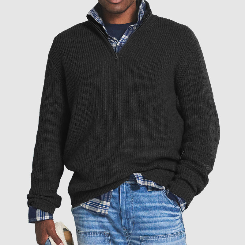 Xylas Trui | Heren kasjmier casual trui