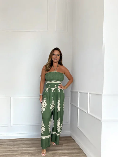 Bernadine - Elegantní kombinéza na ramínka