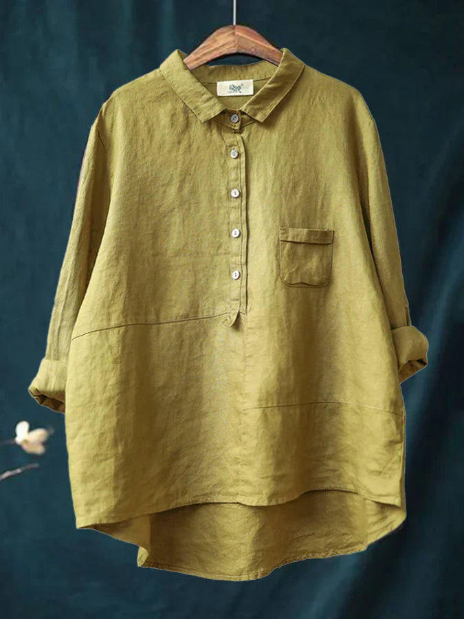 Madeleine | Dámská ležérní halenka s dlouhým rukávem | Button Down