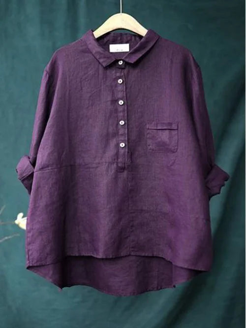 Madeleine | Dámská ležérní halenka s dlouhým rukávem | Button Down