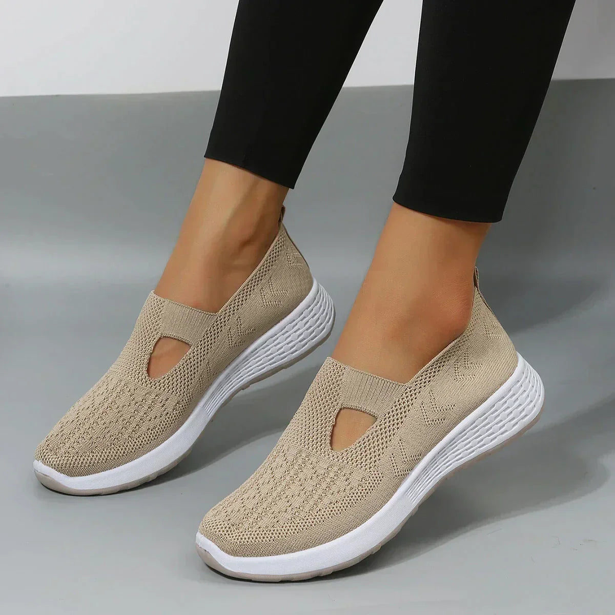 Slip-On ležérní ploché látkové boty