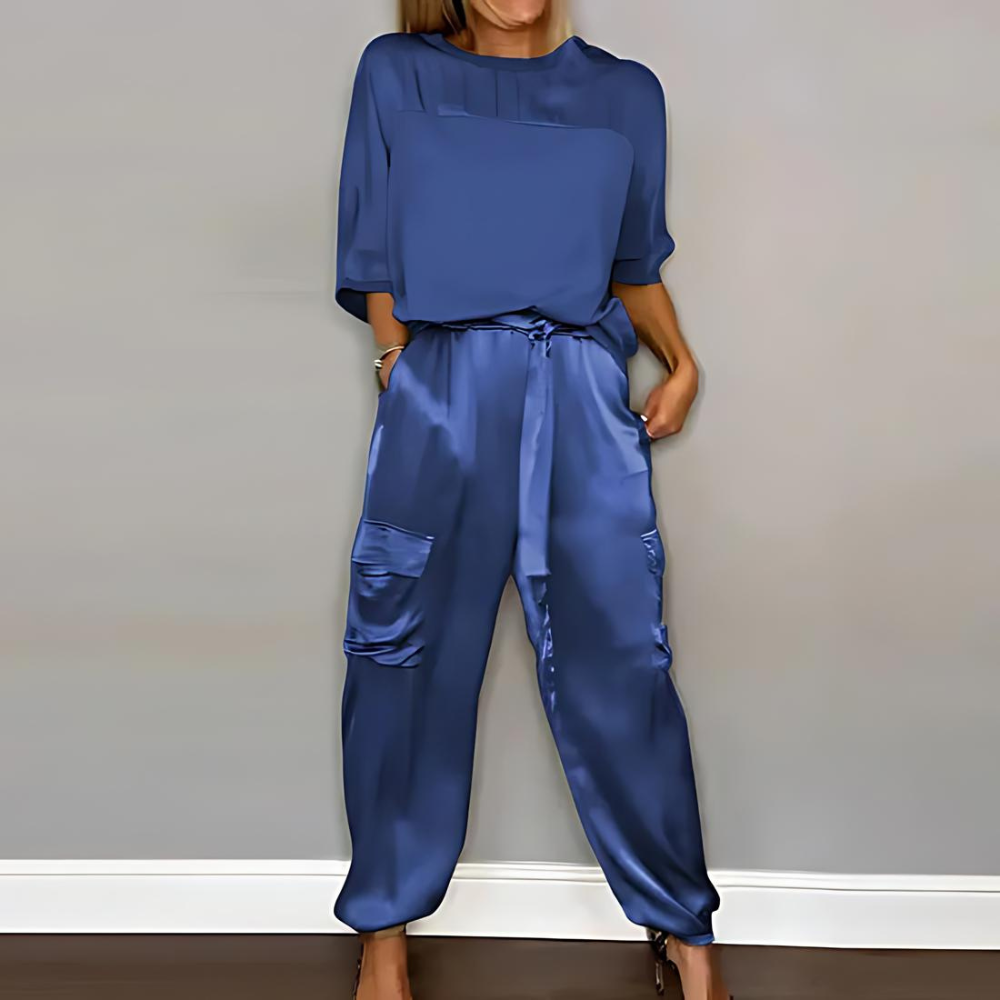 Freya - Elegantní dámská souprava kalhot a košile