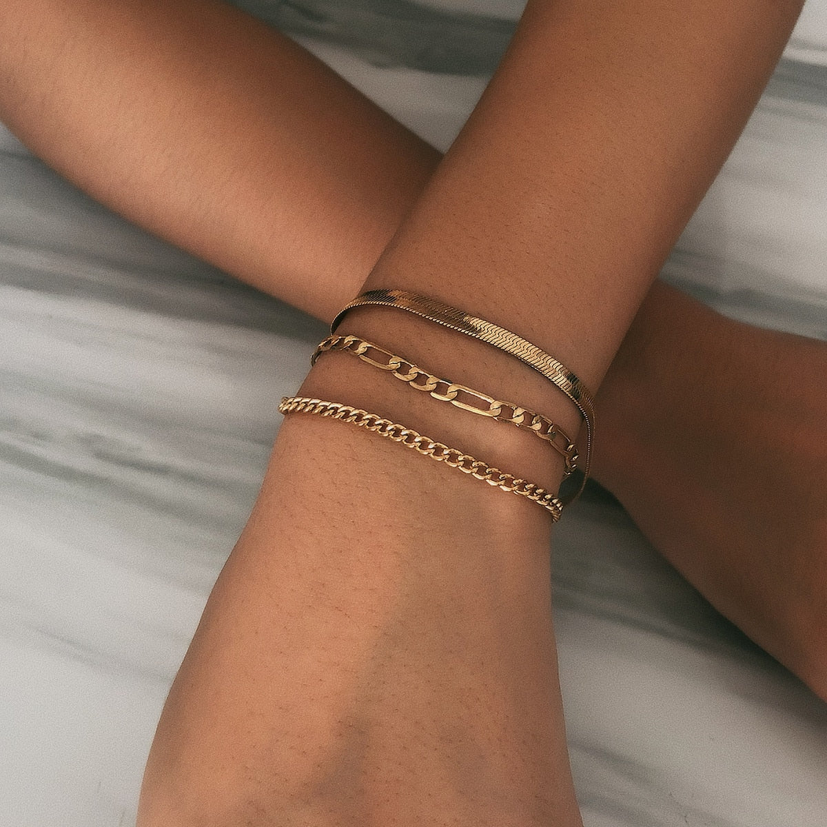 Sweet Arm Candy | Jemná 3dílná sada náramků