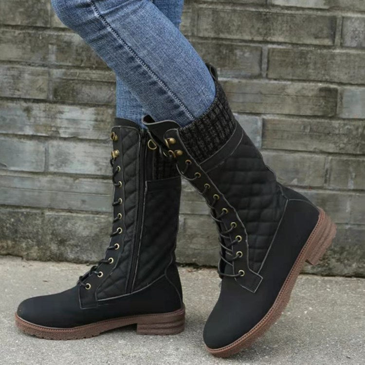 Midi zimní boty s tkaničkami | Pirona Boots