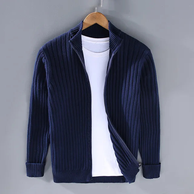 Xiros Trui | Heren Casual Rits Trui