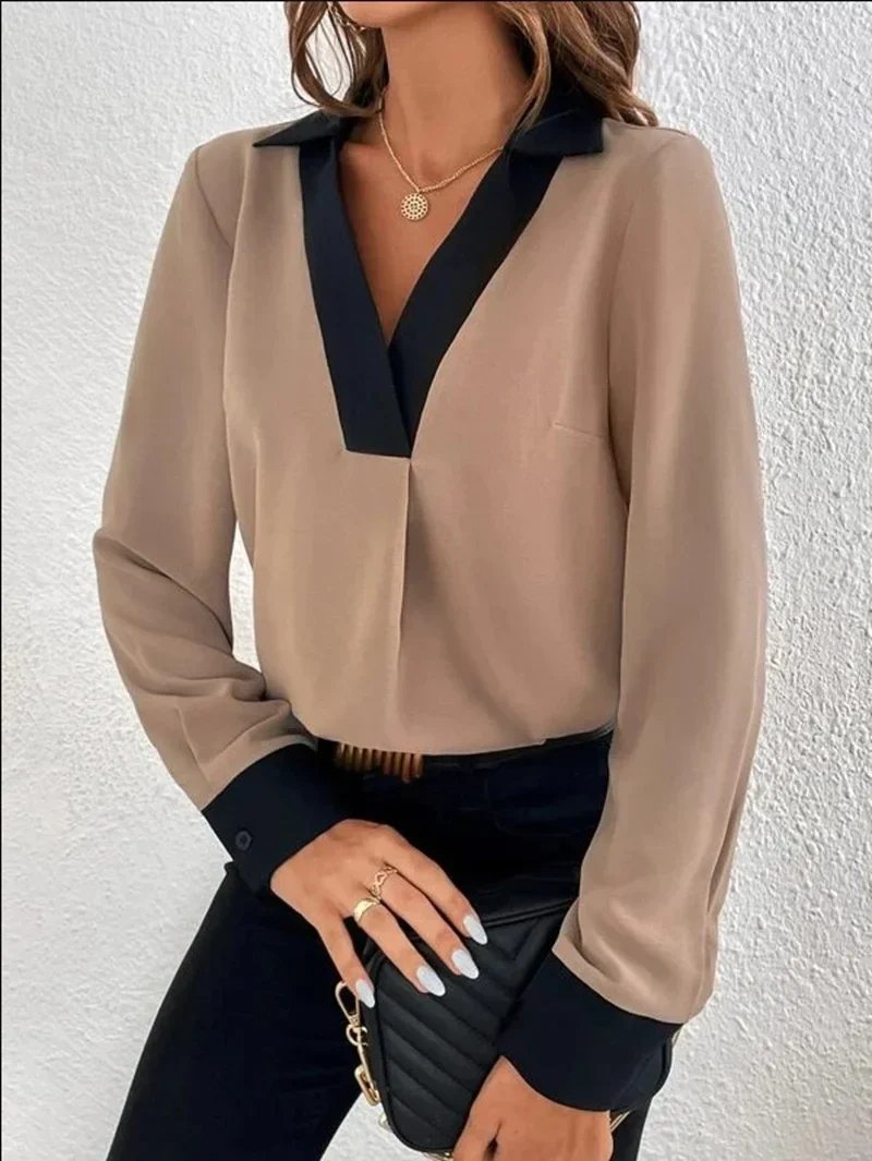 Halenka Samira | Dámská business halenka s dlouhým rukávem