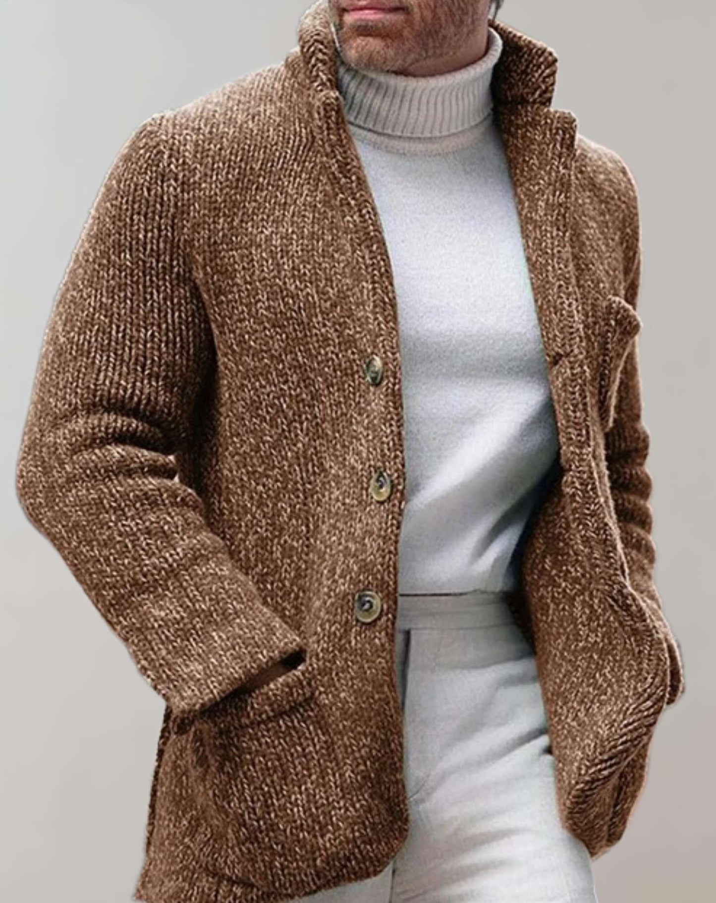 Vesta Finnick | Heren Knoopgebreid Vest