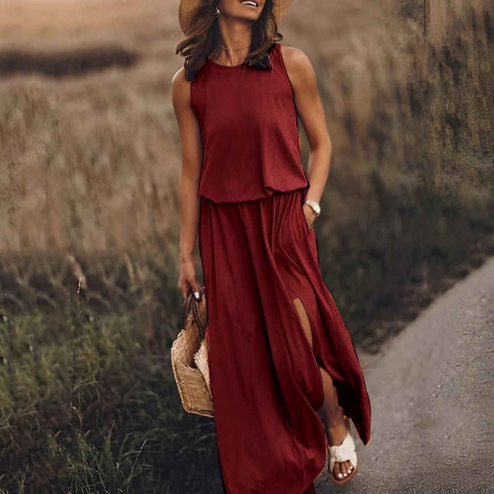 Merel - Elegantní barevné šaty
