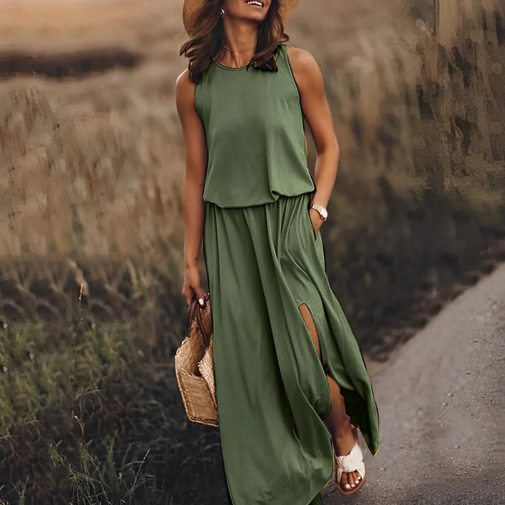 Merel - Elegantní barevné šaty