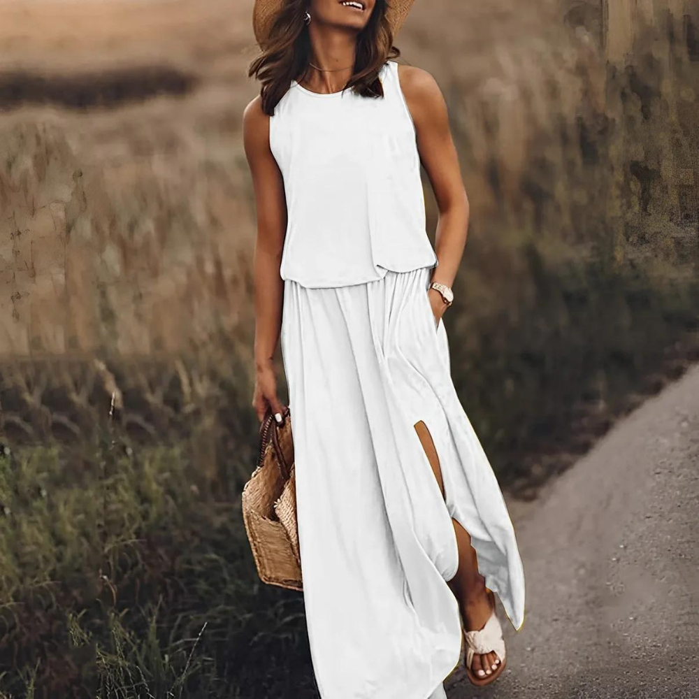 Merel - Elegantní barevné šaty
