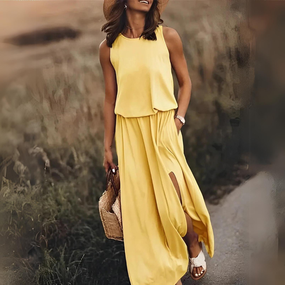 Merel - Elegantní barevné šaty