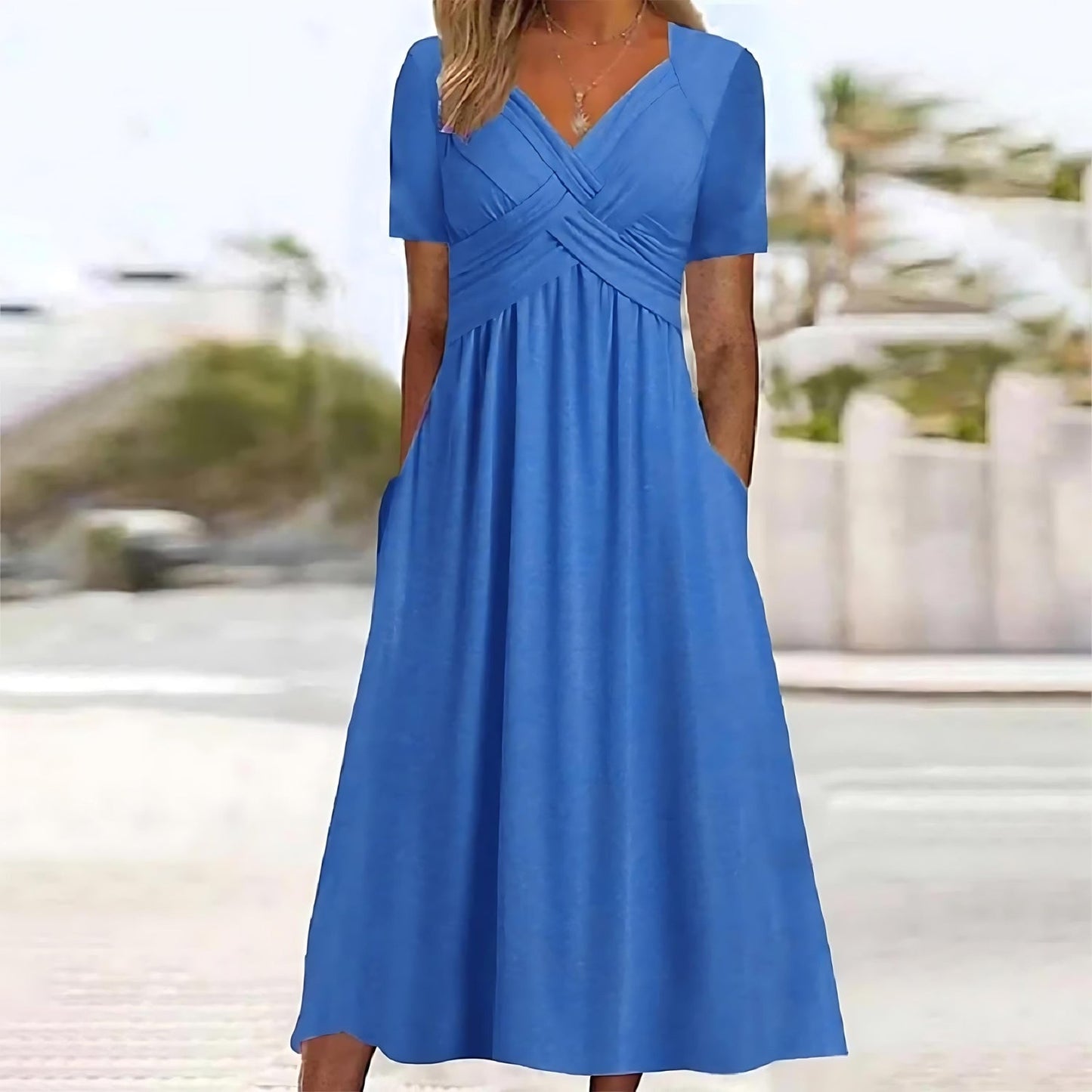 Jamal™ | Elegantní midi šaty se zakrytím břicha
