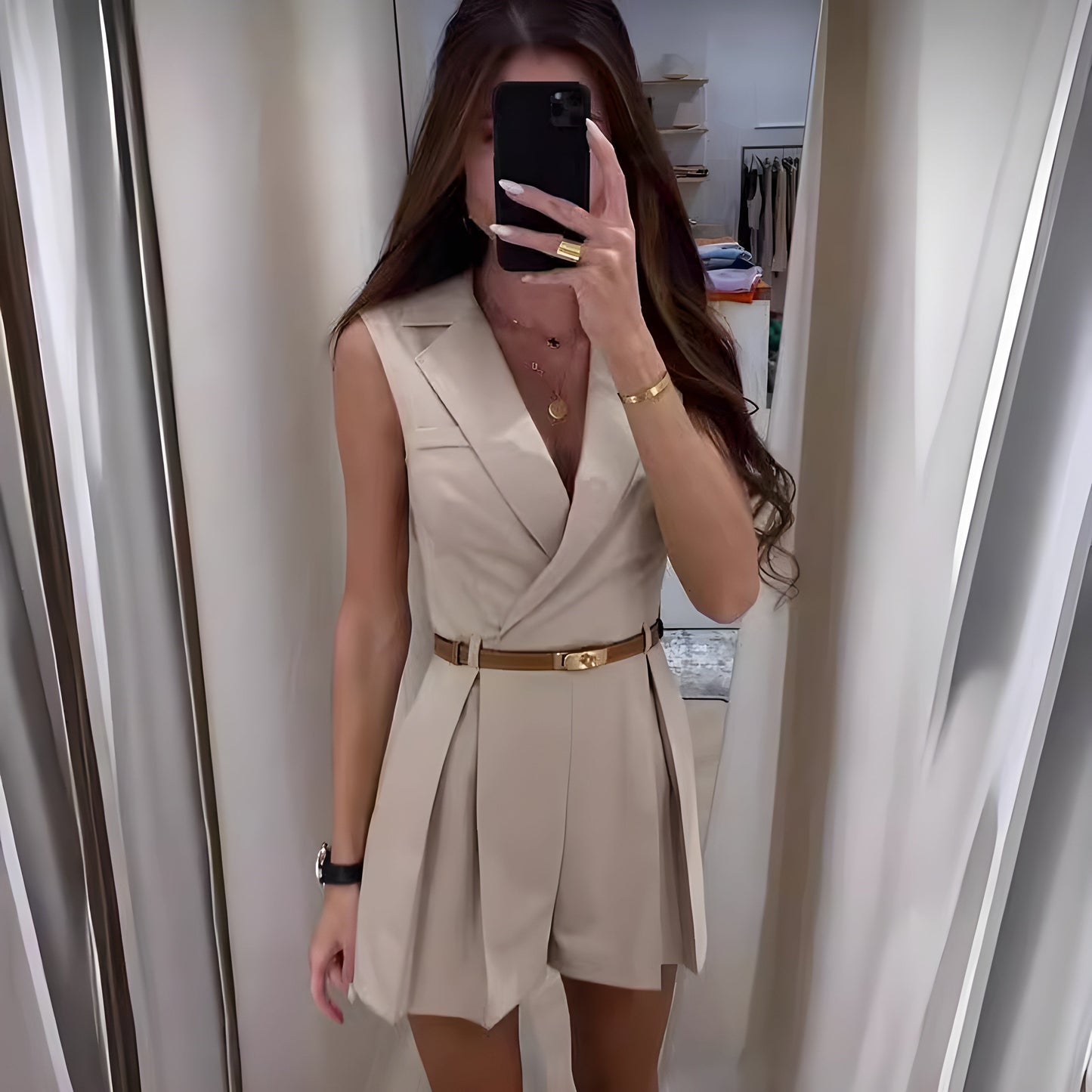 Marga - Elegantní overal bez rukávů