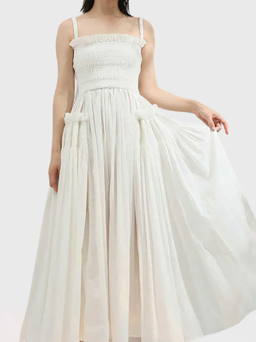 Alice - Draped maxi šaty se záhyby