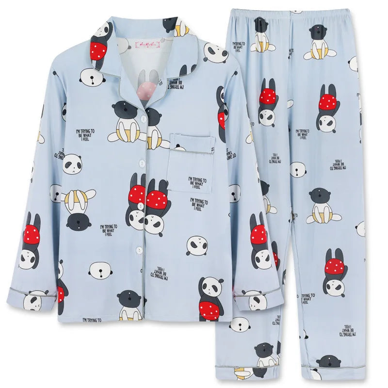 Heidi Fashion | Pohodlné pyžamo s hravým potiskem pro ženy