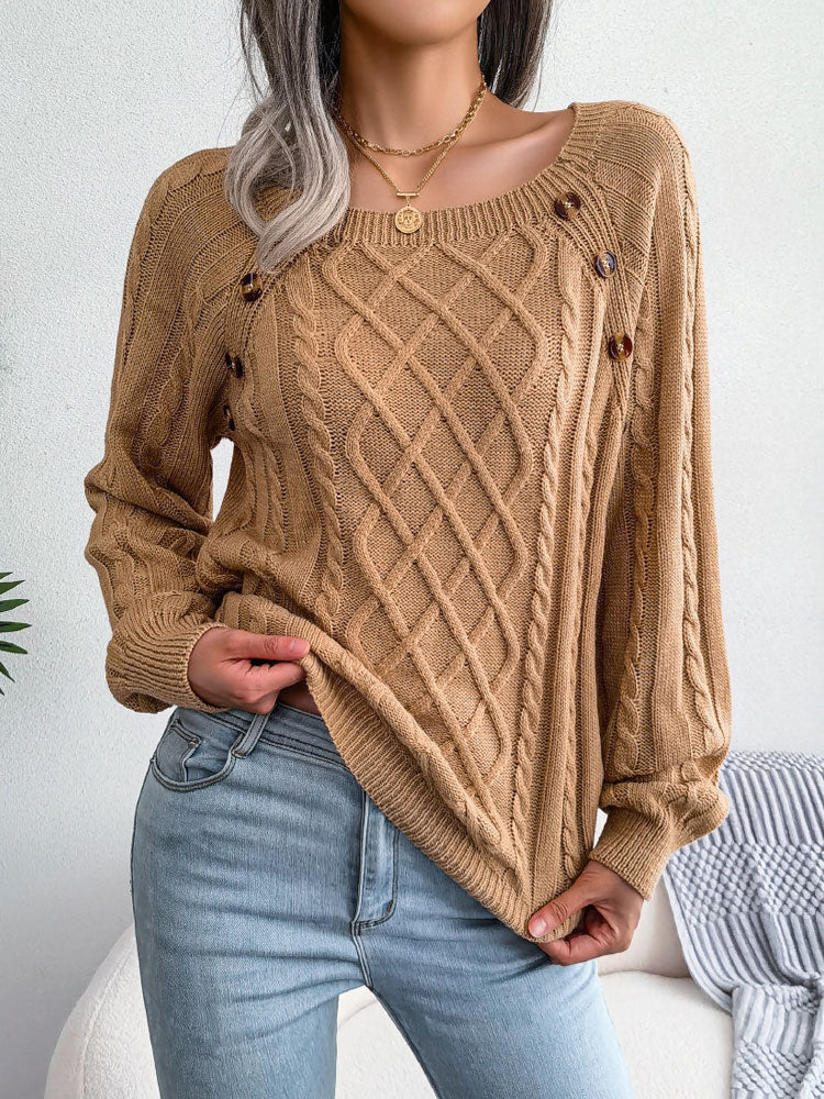 Aiza - Stylový pletený svetr pro ženy