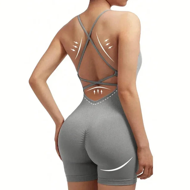 Heidi Fashion - Dámské sportovní plavky Cami bez zadního dílu