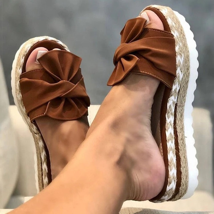 SCARLET | Trendy stylové letní sandály s mašlí