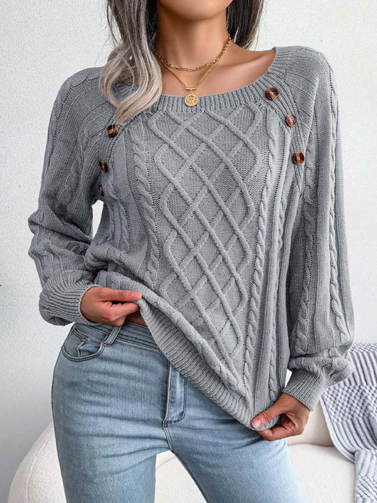 Aiza - Stylový pletený svetr pro ženy