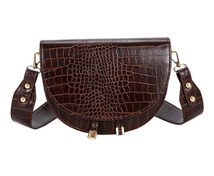 Chelsey Crossbody Bag | Parádní taška s krokodýlím potiskem