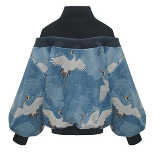 Shanna mikina Pour Femme Avec Manches Bouffantes