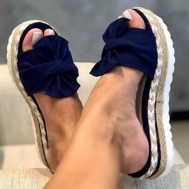 SCARLET | Trendy stylové letní sandály s mašlí