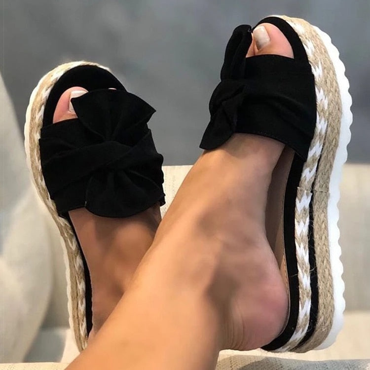 SCARLET | Trendy stylové letní sandály s mašlí