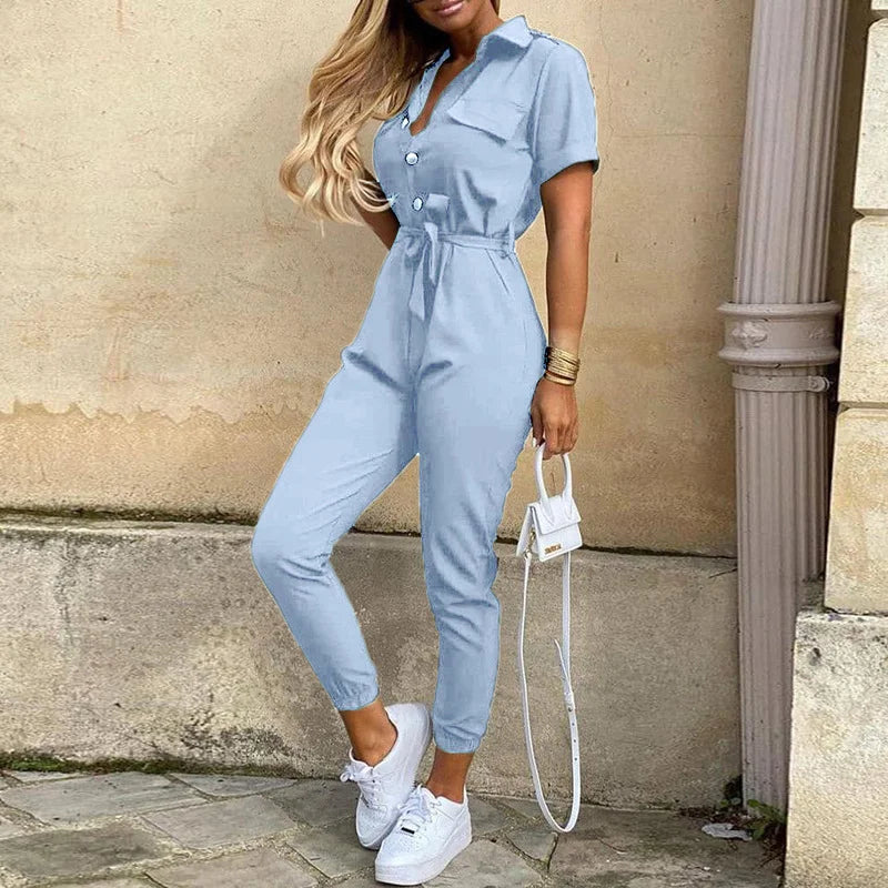 Zoe - Dámské stylové plavky s knoflíky