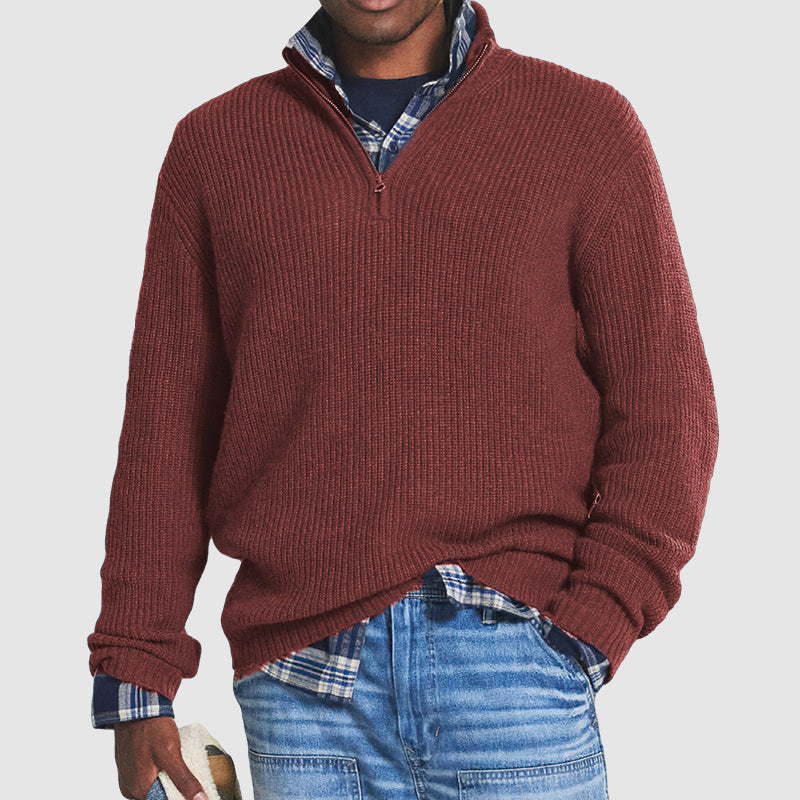 Xylas Trui | Heren kasjmier casual trui