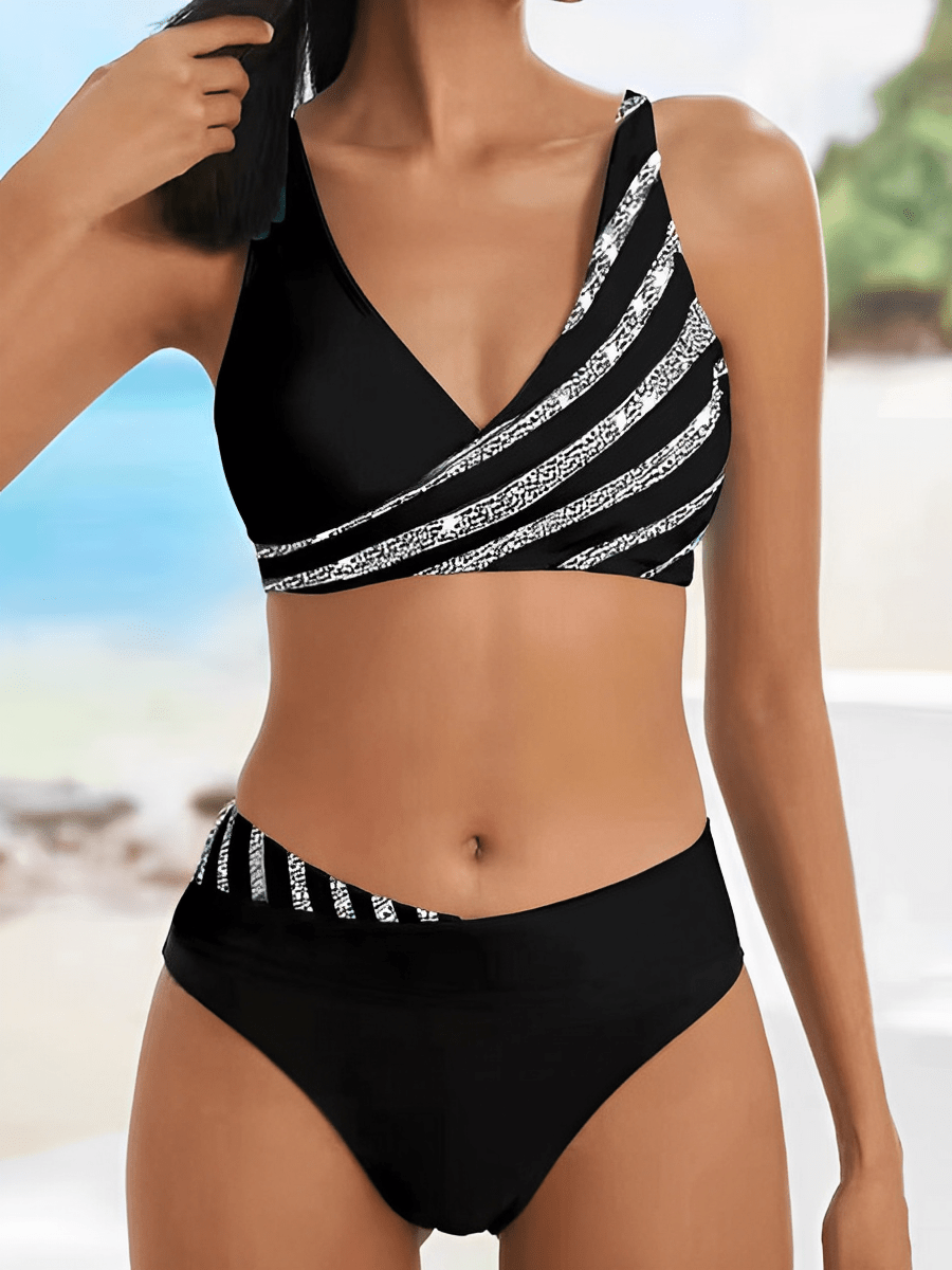 LD Ami - Pruhované luxusní letní bikiny