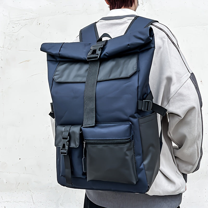 Liam | Trendy vodotěsný cestovní taška Laptop Rolltop batoh