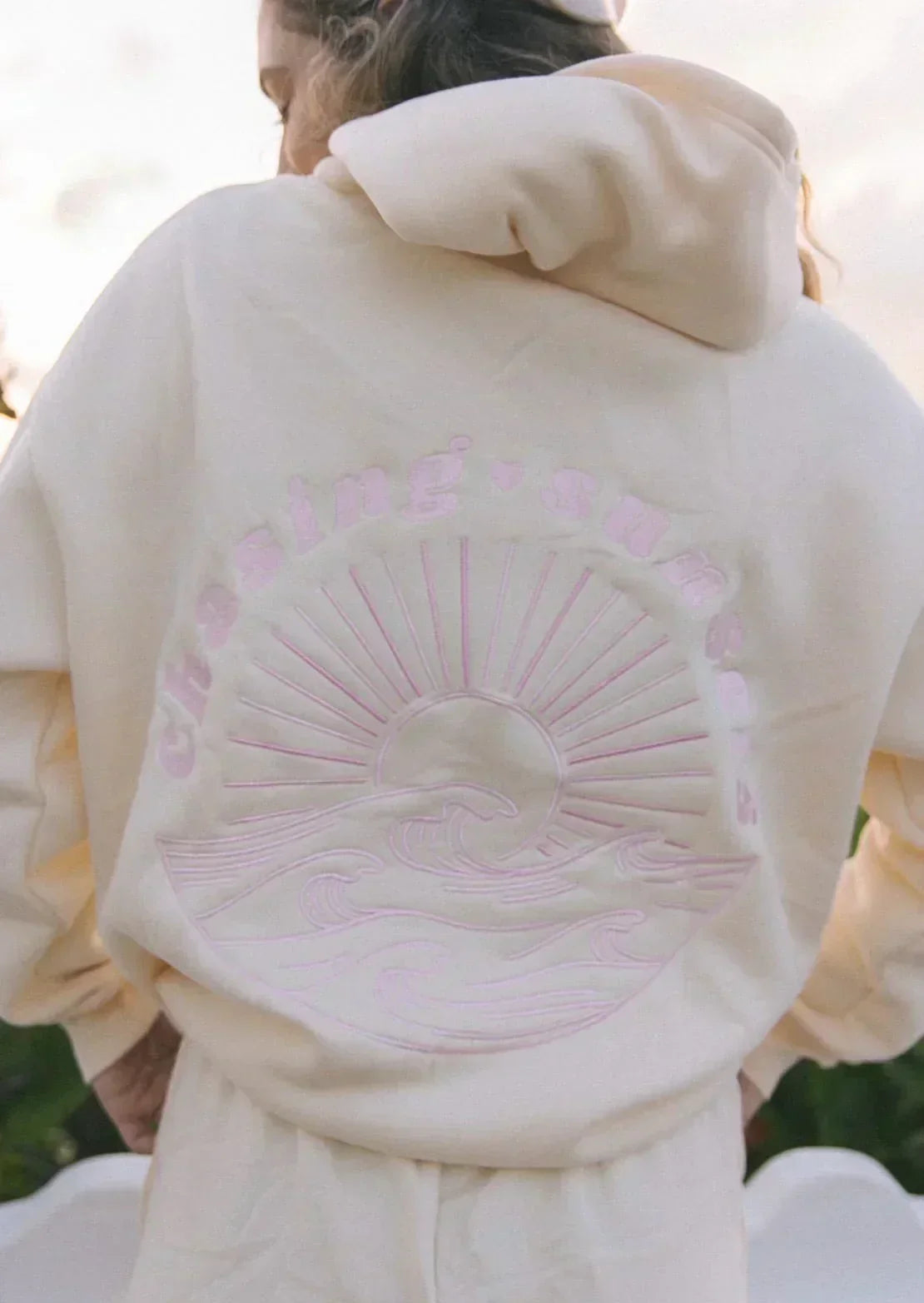 Mikina s kapucí Waele | Chasing Sunsets Graphic Hoodie