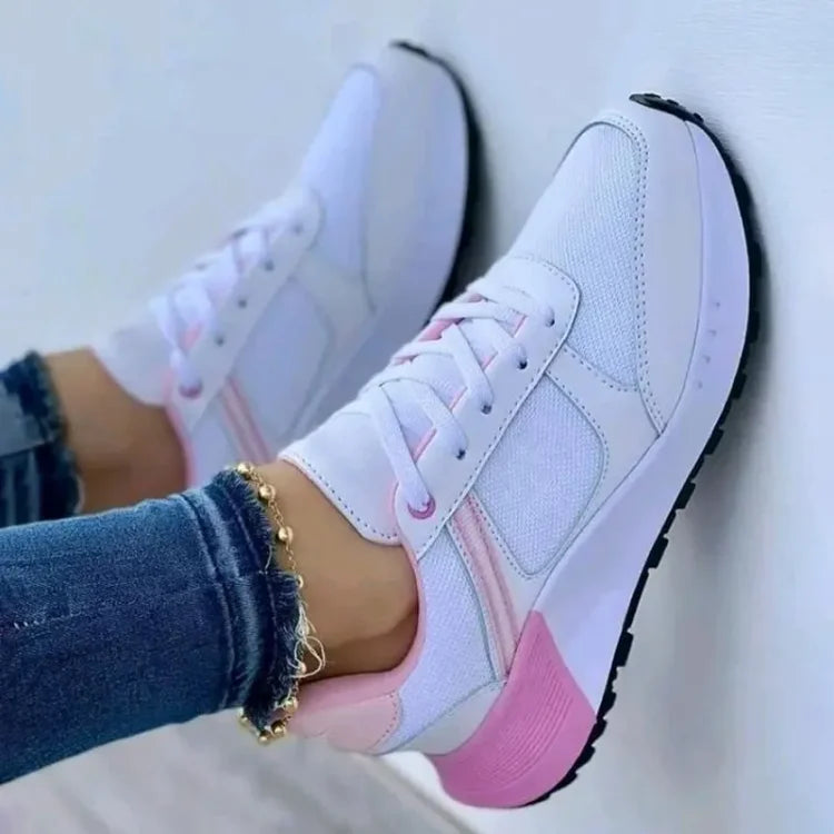 Dámské boty Front Lace Wedge Sneakers