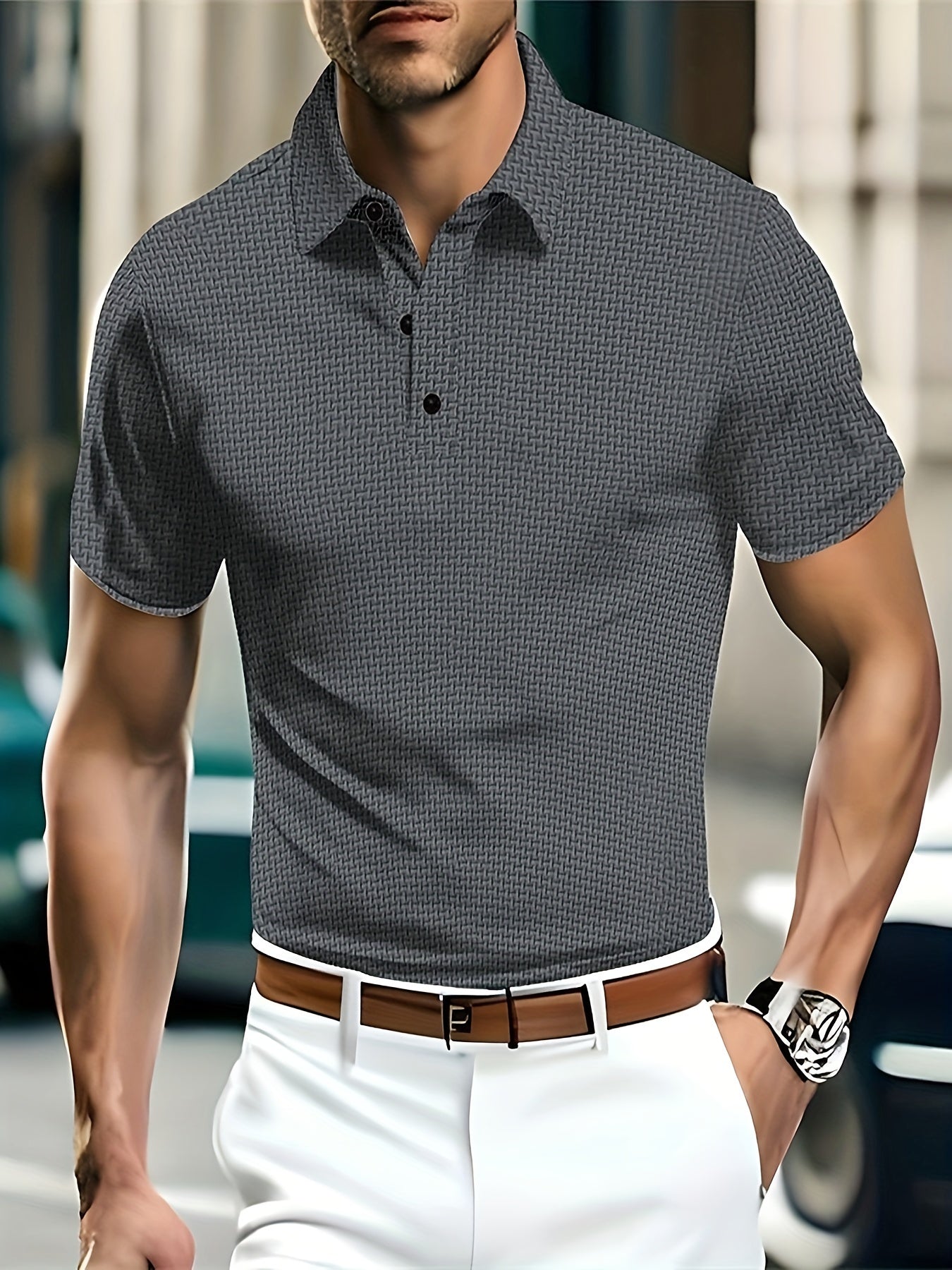 Cael Polo | Ležérní prodyšná polokošile