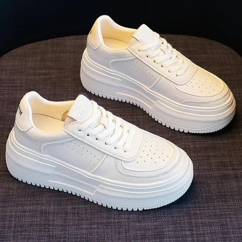 Eluned Platform Shoes | Letní bílé vyvýšené tenisky