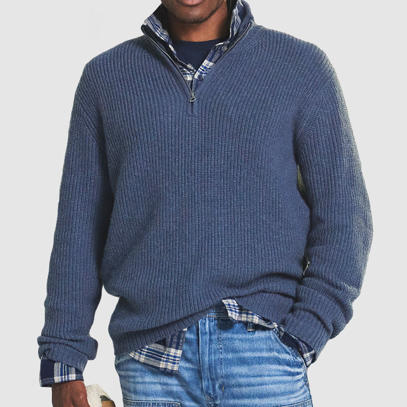 Xylas Trui | Heren kasjmier casual trui