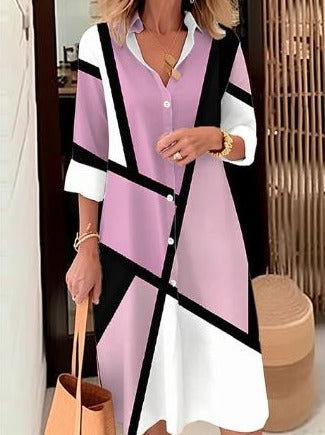 Amy - Elegantní košilové šaty