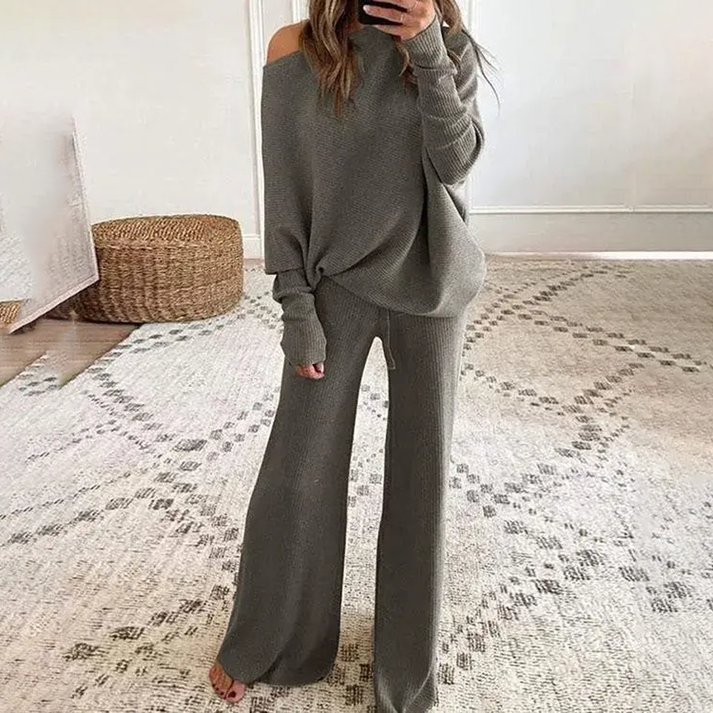 Chiara - Stijlvolle Losse Sweater Set voor Vrouwen