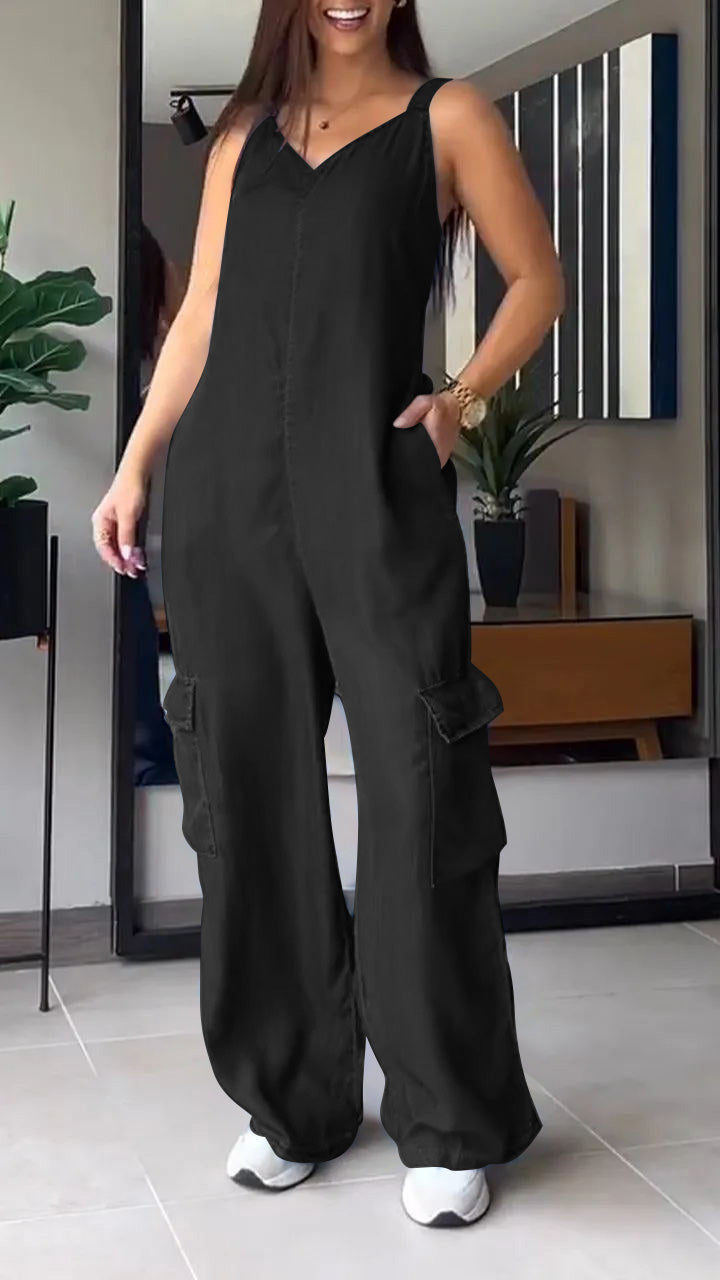 Ileana - Sexy džínová kombinéza