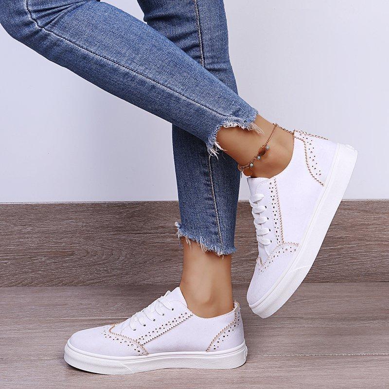 Dámské vulkanizované boty chunky casual trainers