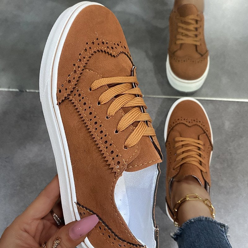 Dámské vulkanizované boty chunky casual trainers
