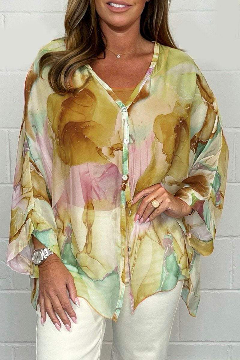 Amber | Stylová lehká halenka s potiskem pro ženy