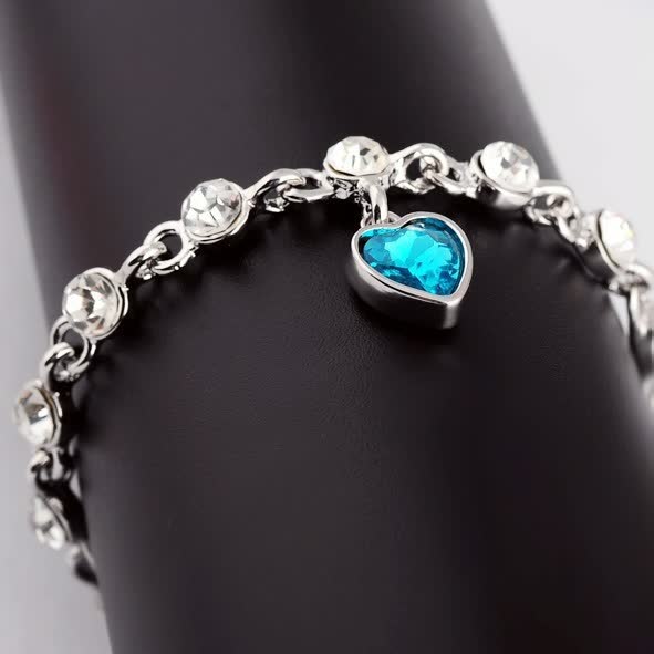 BlueBracelet™: Náramek s modrými kameny pro ženy