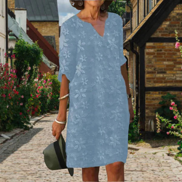 Elegantní letní šaty v maxi délce pro ženy