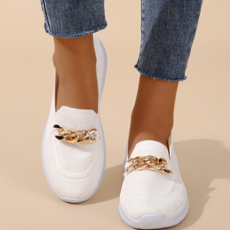 Dámské pletené tenisky Loafer Slip On