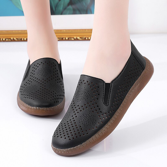 Dámské boty z pravé kůže Flats