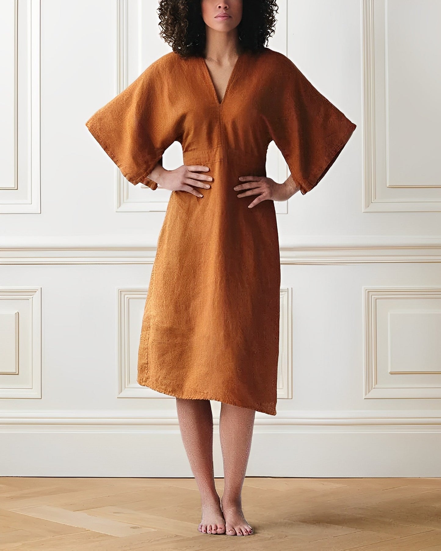 Eleanor - Elegantní lněné šaty