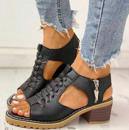 Chloe - Sandály na zip